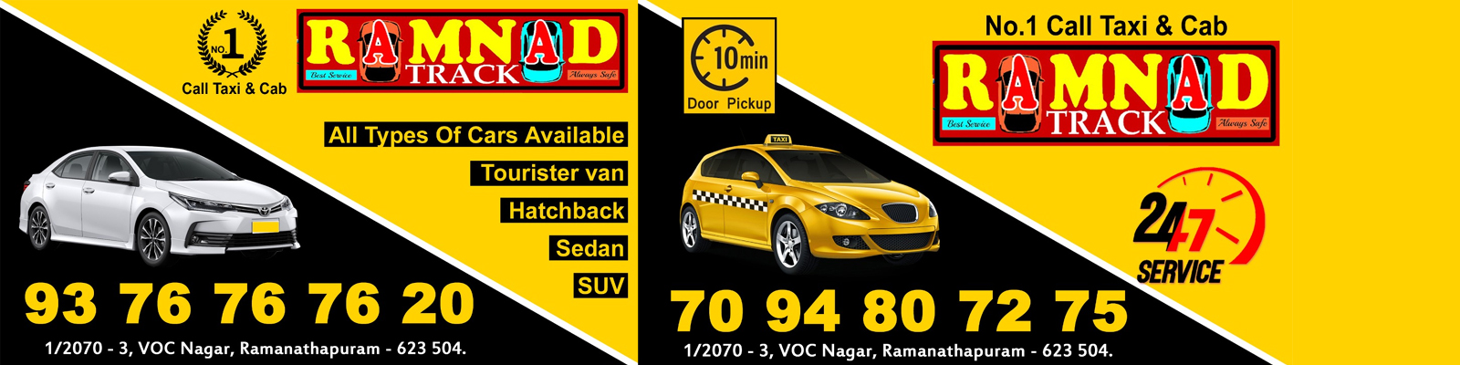 RAMNAD TRACK - Cab Booking Ramanathapuram